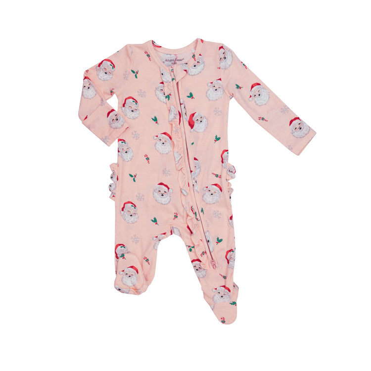 Vintage Santa Pink Christmas Pajamas