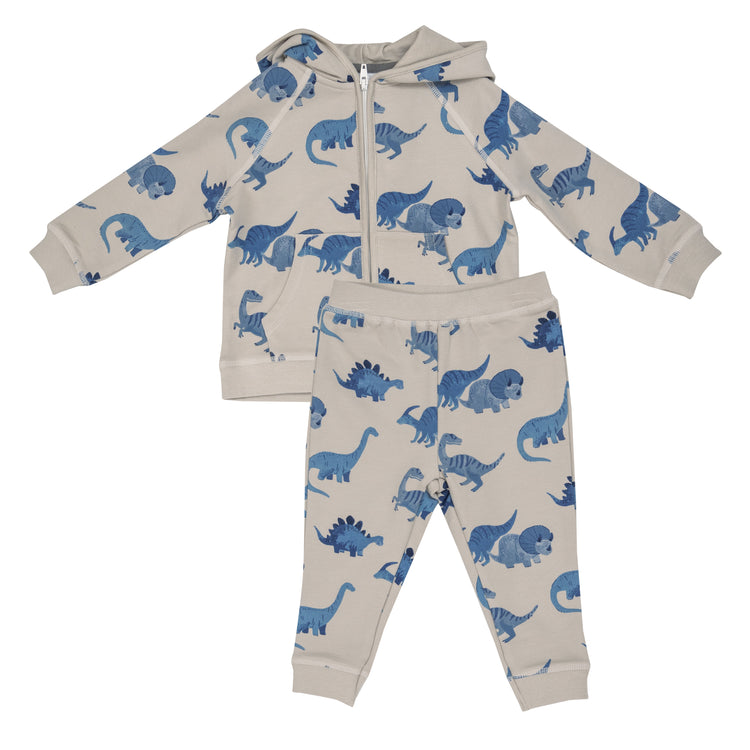 Angel Dear Dino French Terry Hoodie And Jogger