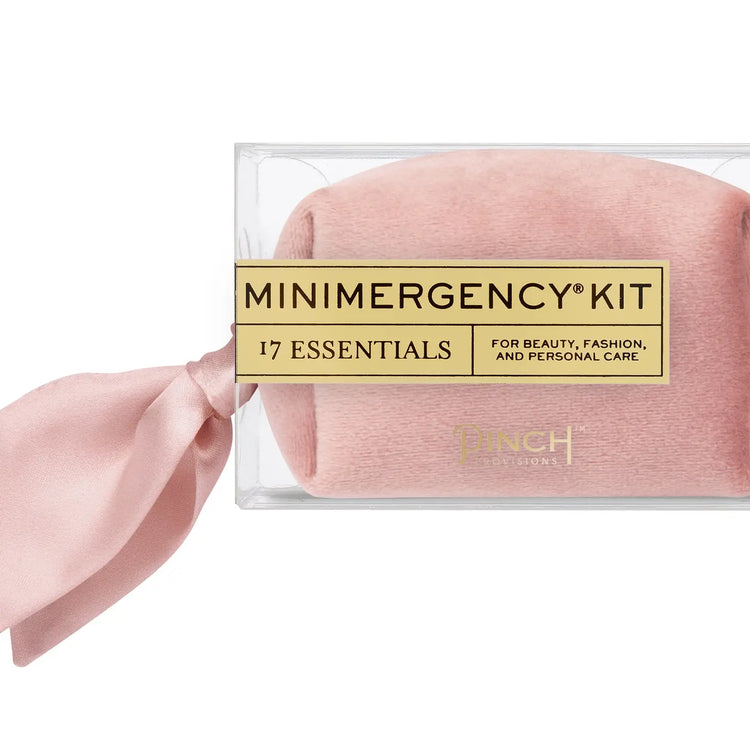 Velvet Scarf Minimergency Kit Dusty Rose