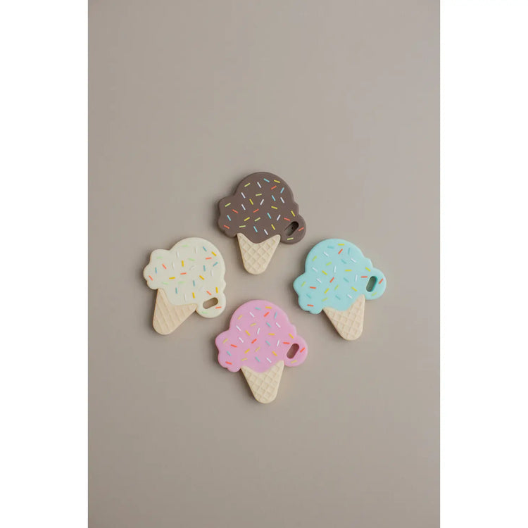 Ice Cream Silicone Teether Mint
