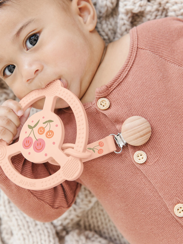 Silicone Teether Set Cherry Cute