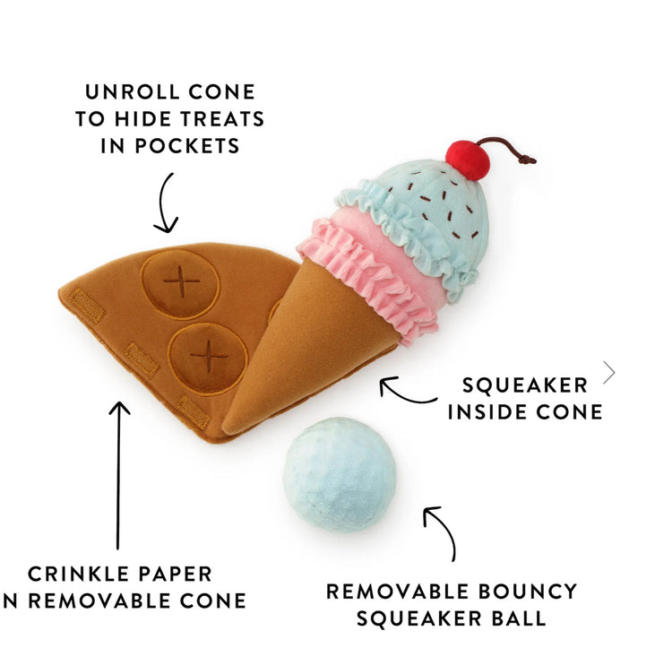 Ice Cream Interactive Dog Toy