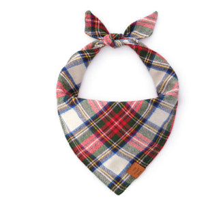 Regent Plaid Flannel Dog Bandana