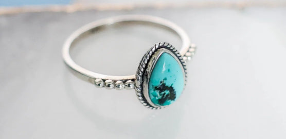 Madalena  Ring Turquoise Silver