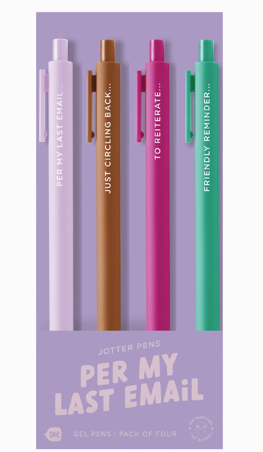 Per My Last Email Pens