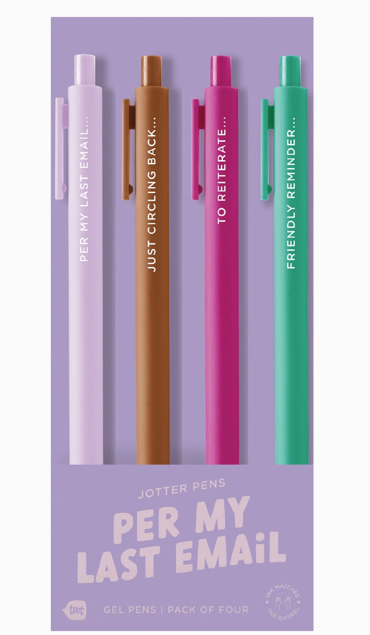 Per My Last Email Pens