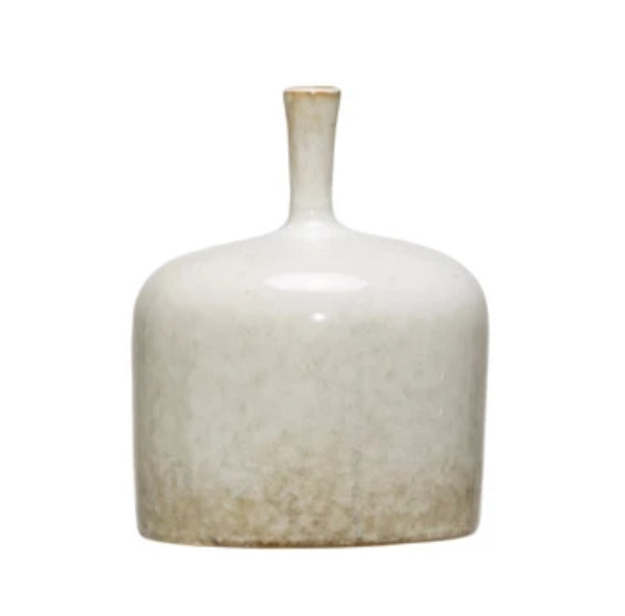Stoneware Vase With Glaze Small