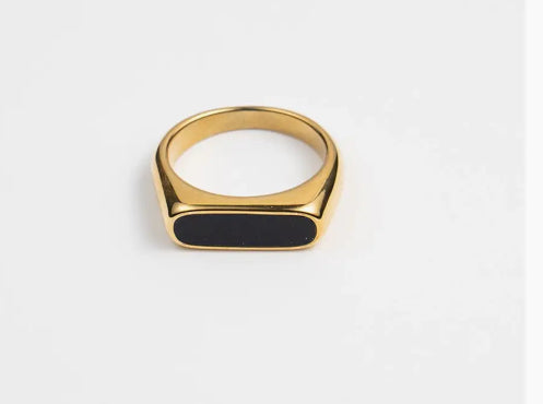 Brenda Grands Black Bar Ring