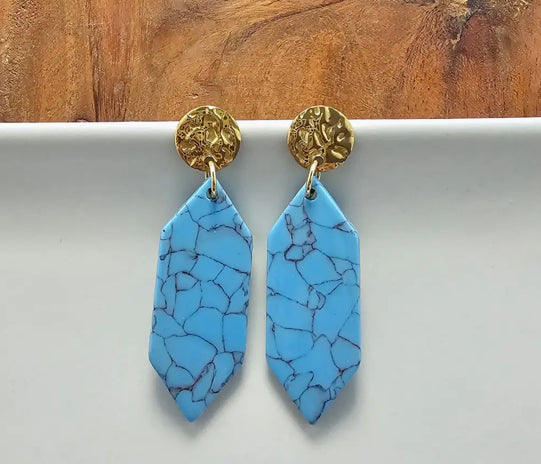 Gemma Earrings Turquoise