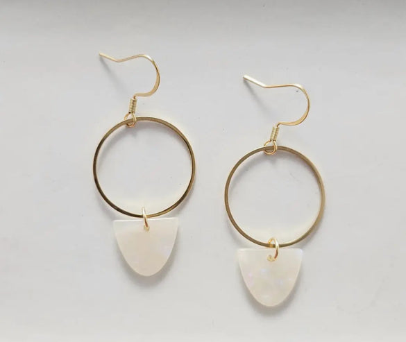 Iris Earrings Iridescent