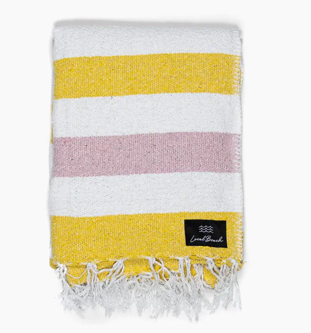Baja Beach Blanket Gold/Pink