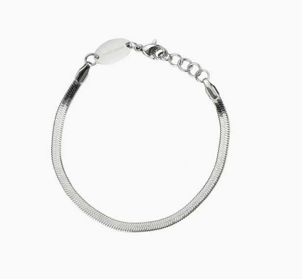 Herringbone Bracelet Silver