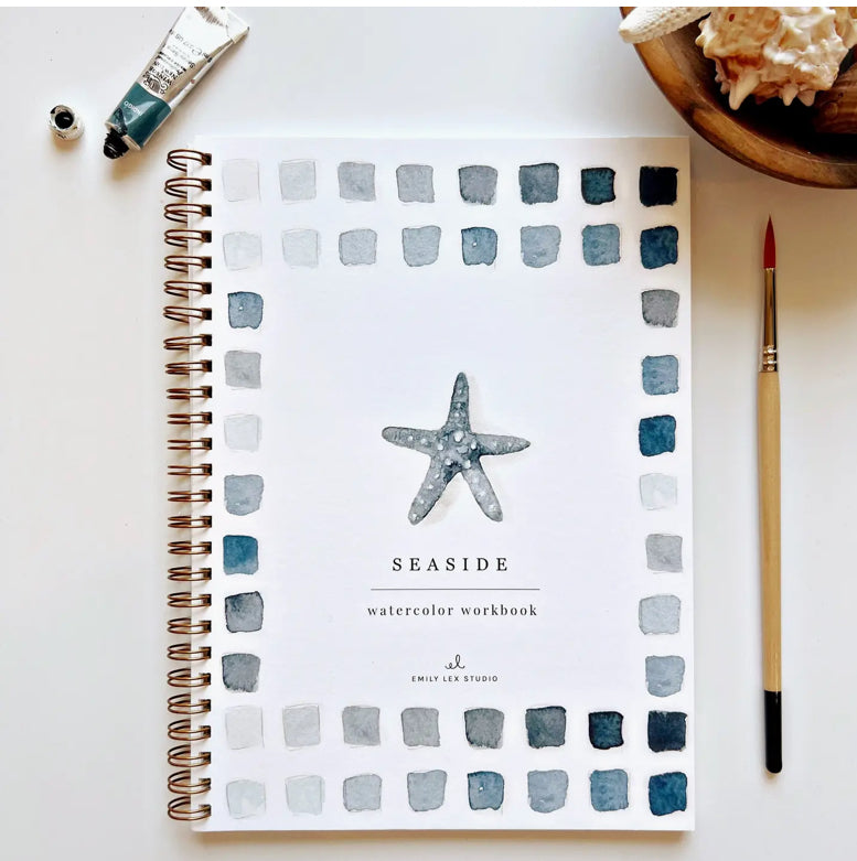 Seaside Watercolor Workbook