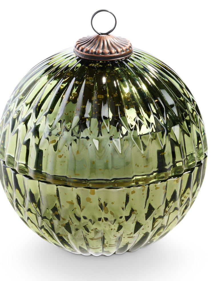 Green Balsam And Cedar Mercury Ornament Candle