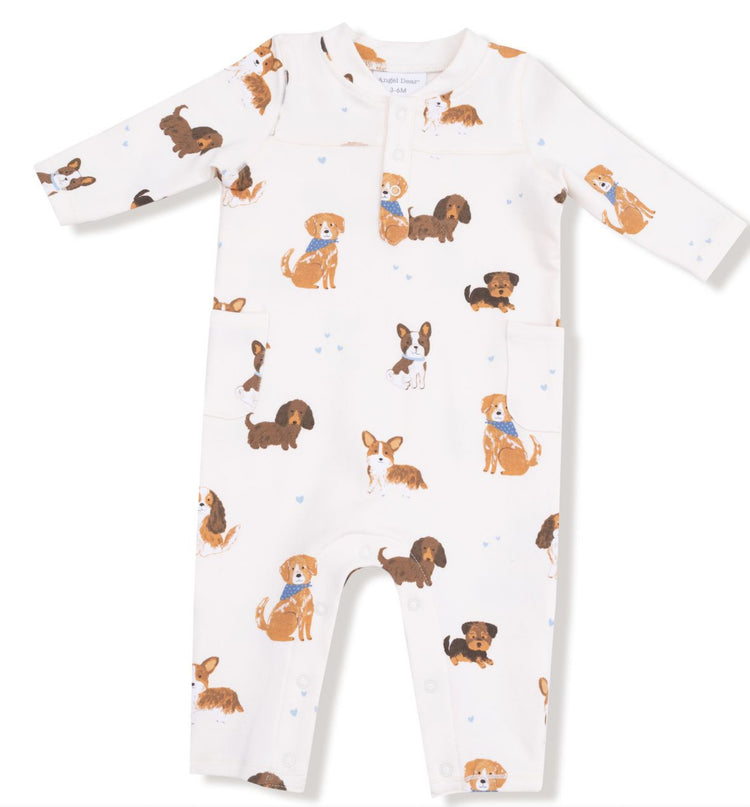 Best Friend Dogs Terry Uni Romper