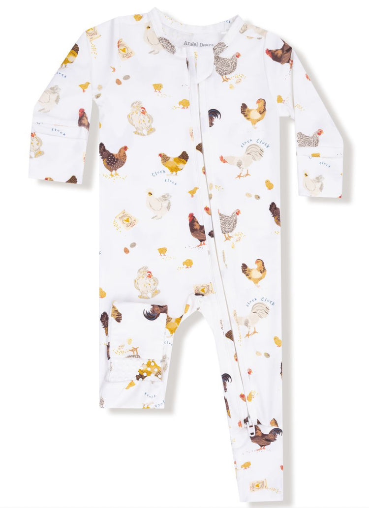 Collector Chickens Unisex 2 Way Footie