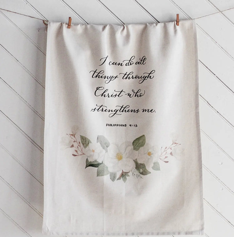 Philippians 4 Tea Towel