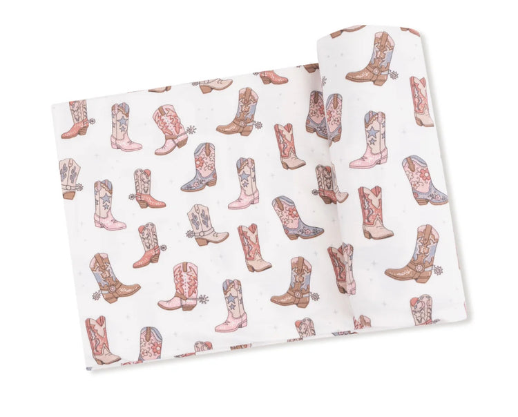 Future Cowgirl Swaddle Blanket