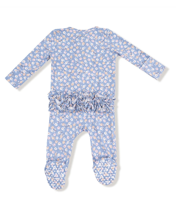 Country Calico 2 Way Zipper Footie