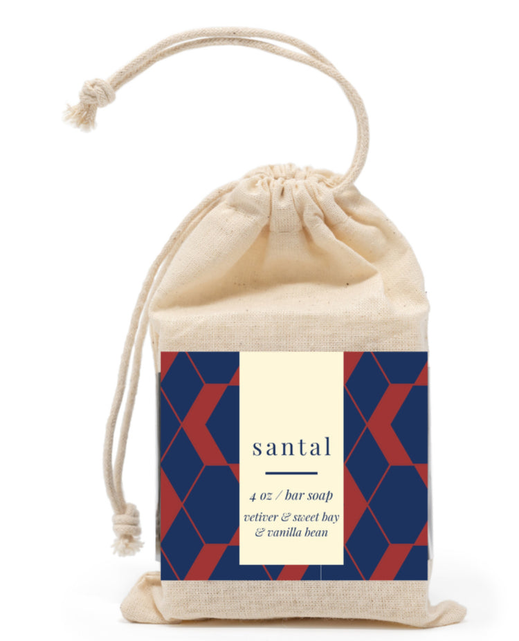 Bar Soap in Cloth Bag