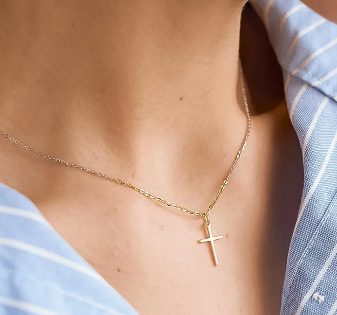 Small Cross Necklace