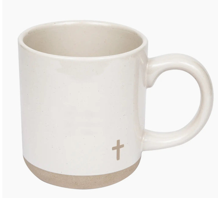 Cross Stoneware Mug