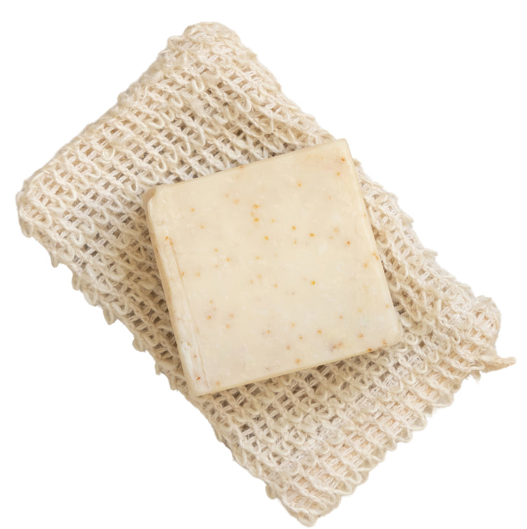 Vintage Bloom Soap and Sisal Bag
