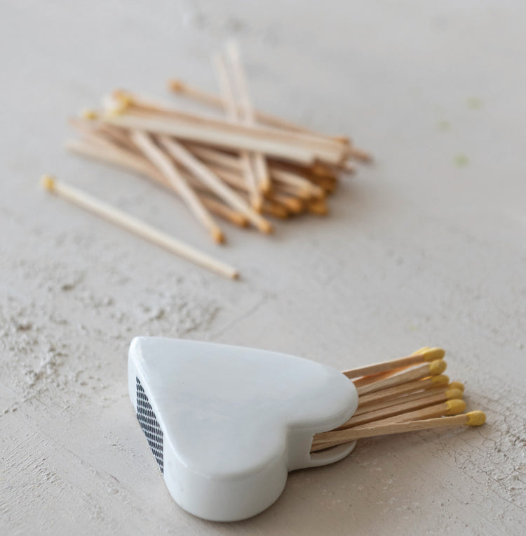 Heart Shaped Match Holder