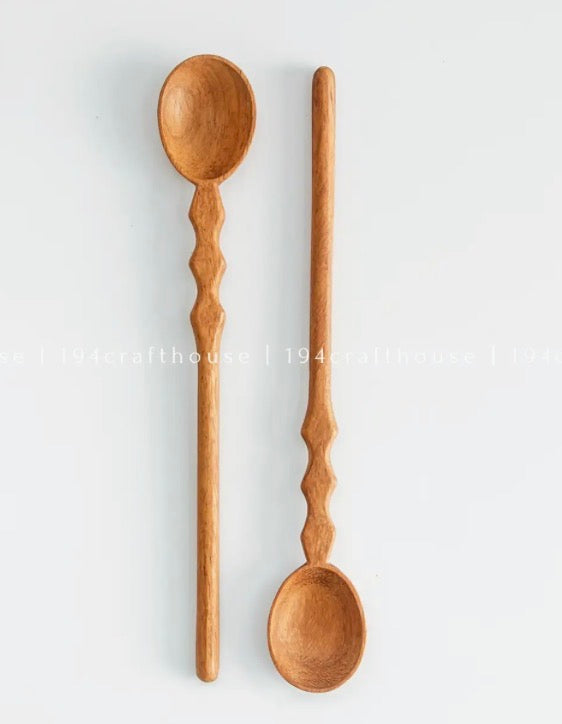 Long Handle Wooden Spoon