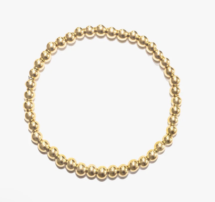Crown Bracelet 5mm Gold