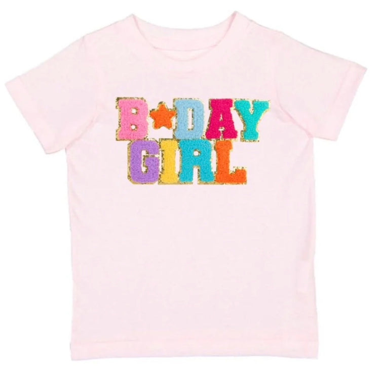 Birthday Girl Patch T-shirt