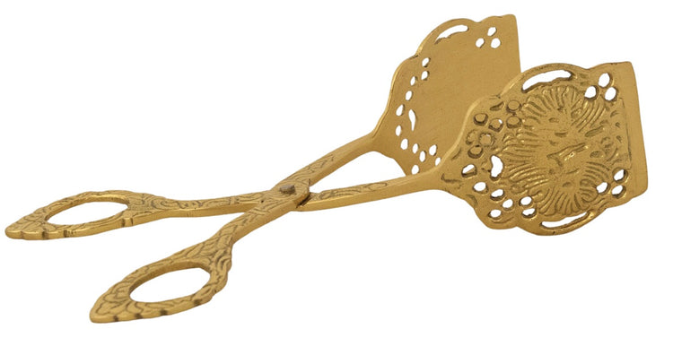 Embossed Brass Tongs