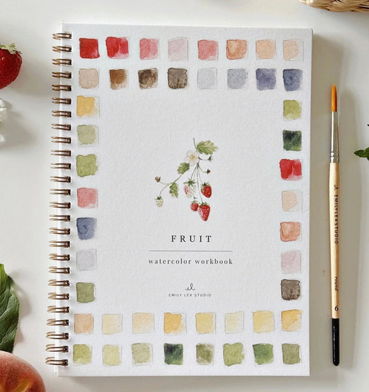 Fruit Watercolor Workbook