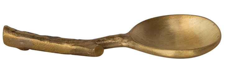Brass Spoon With Twig Handle