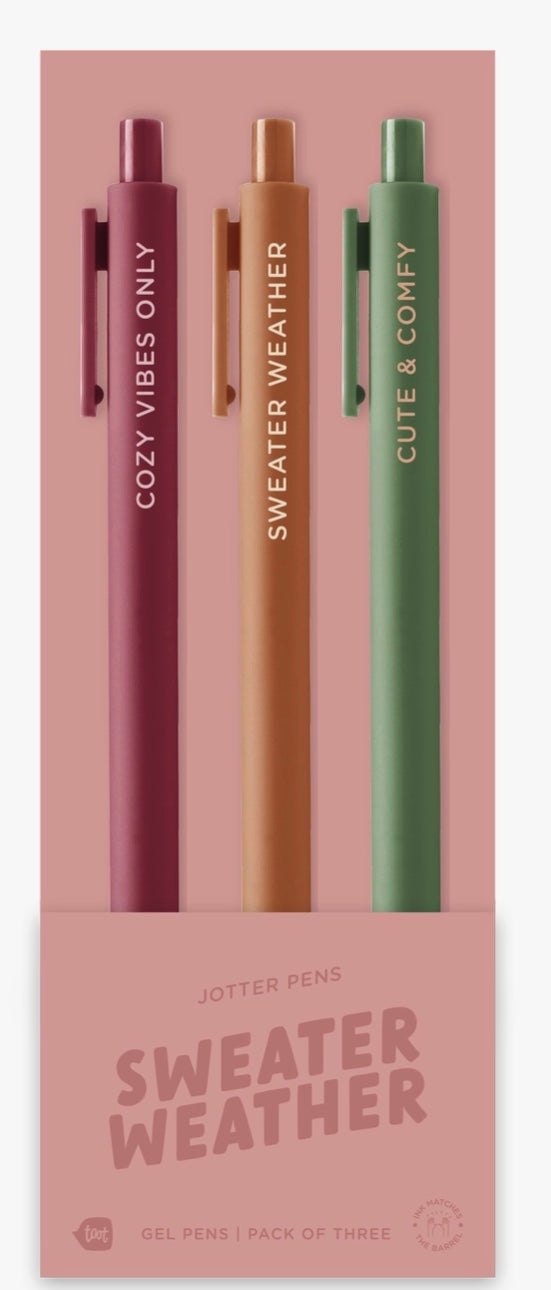Sweater Weather Pens