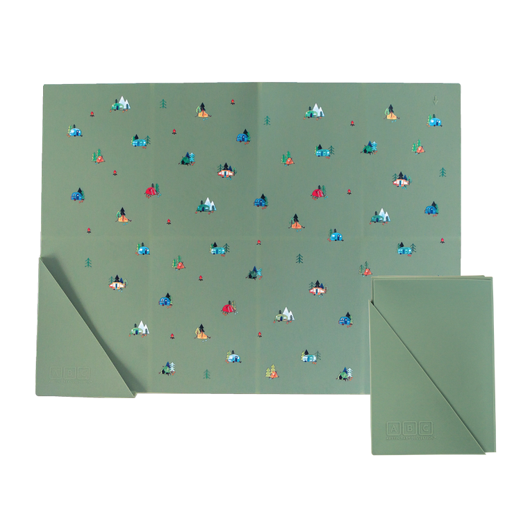 Silicone Camper Placemat Sage Green