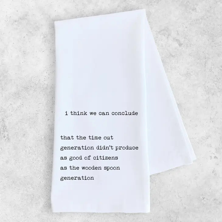 Dev D+Co Time Out Generation Tea Towel