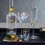 Aperitivo Triangular Shot Glass With Gold Trim