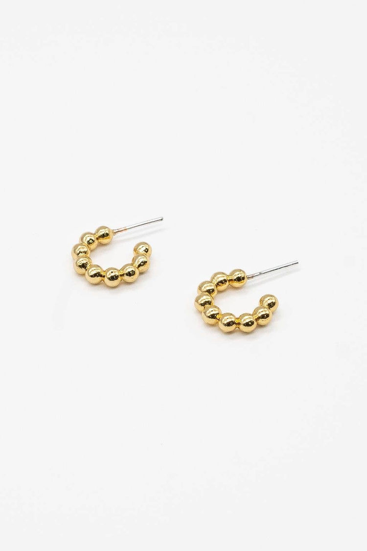 Brenda Grands Beaded Hoops