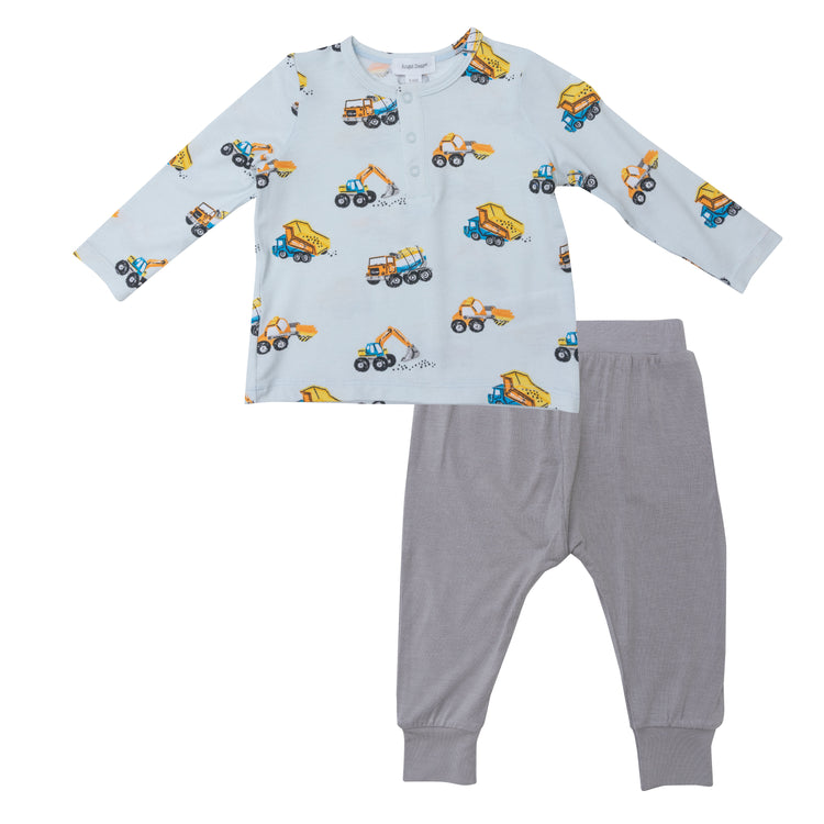 Angel Dear Retro Constructin Henley and Jogger