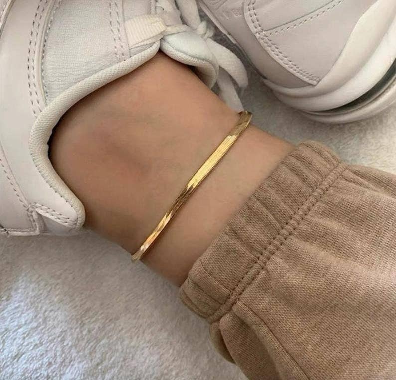 Brenda Grands Jewelry - Dainty Snake Anklet