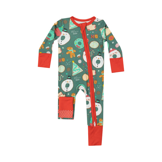 Angel Dear Christmas Treats Two Way Zipper Romper