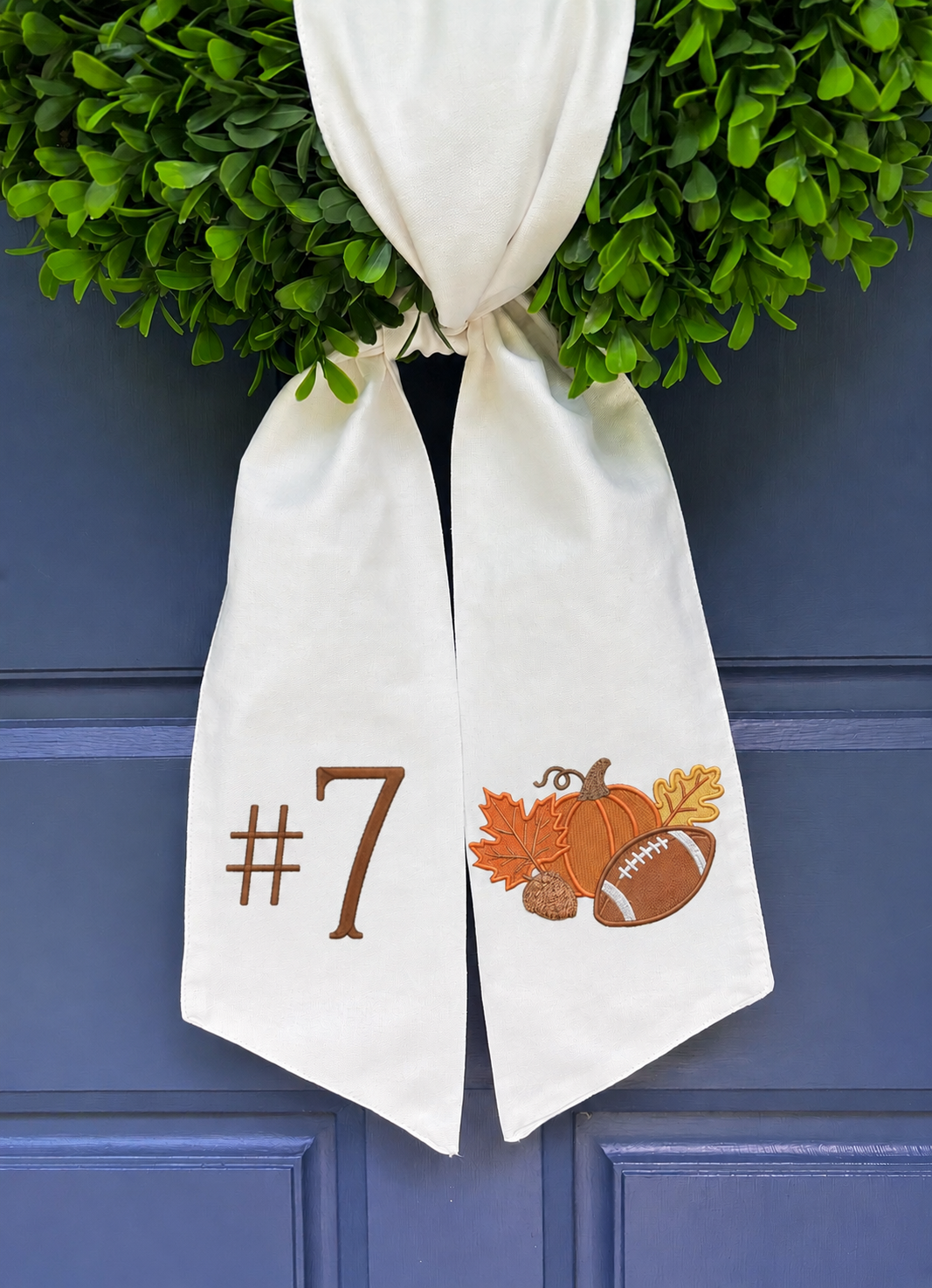 Fall Wreath Sash