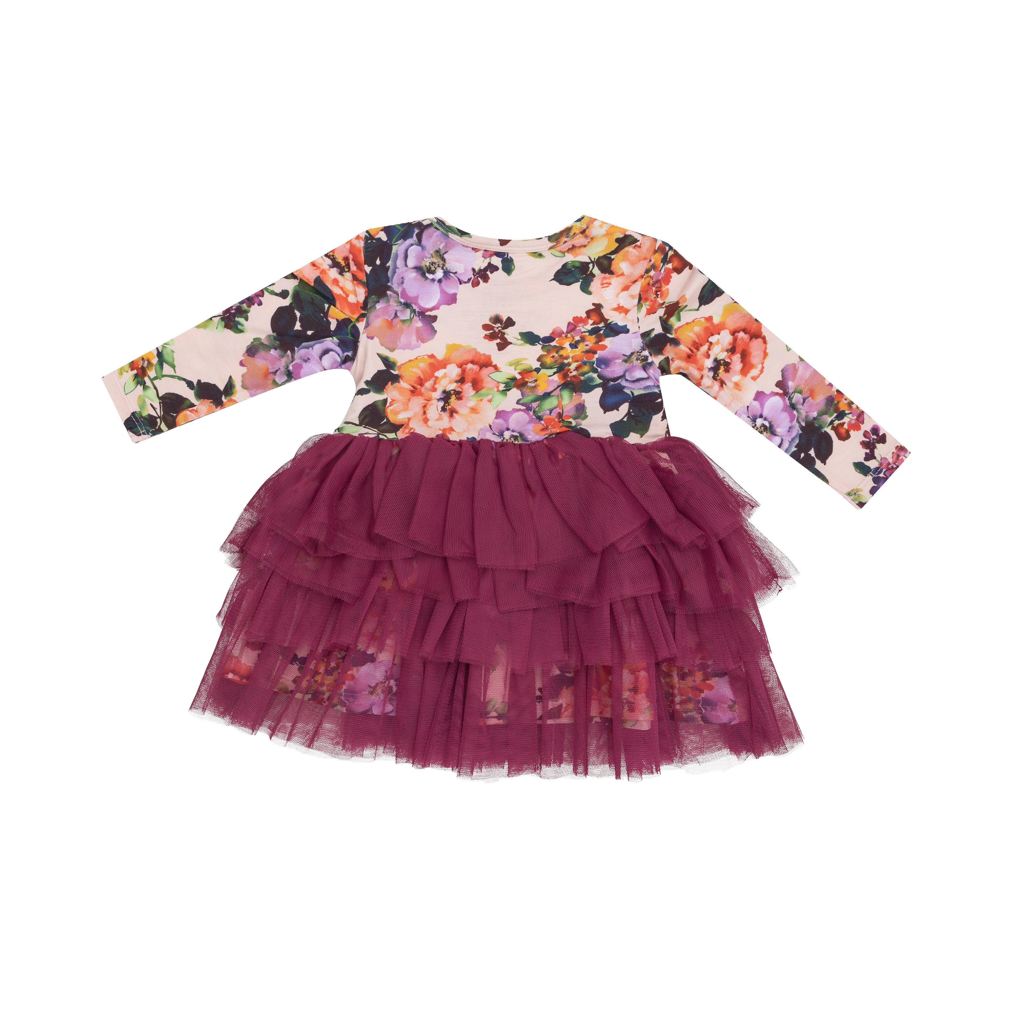 Angel Dear Autumn Rose Tulle Dress