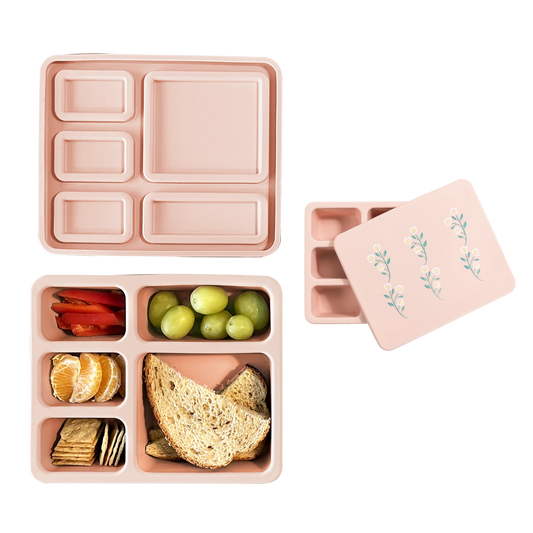 Austin Baby Silicone Bento Box Peach