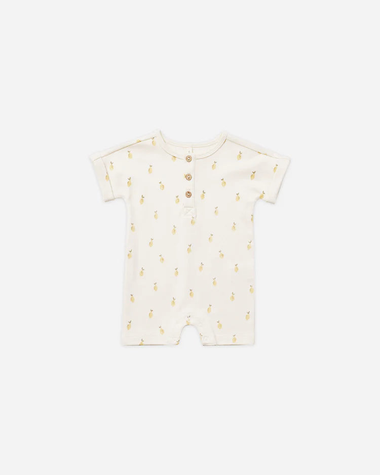 Quincy Mae Short Sleeved One Piece Lemon