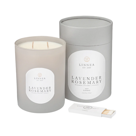 Lavender Rosemary 2 Wick Candle