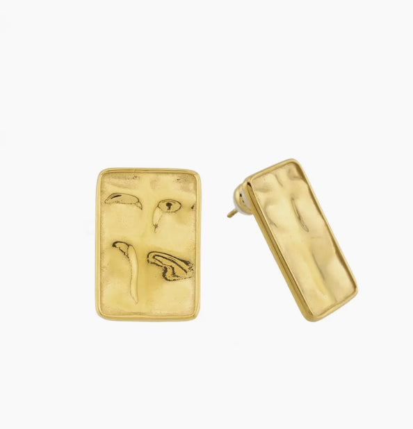 Statement Rectangle Studs