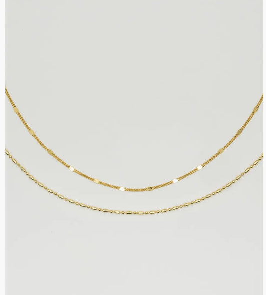 Dainty Layered Sparkle Choker
