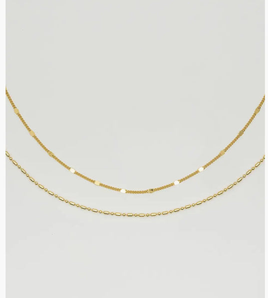 Dainty Layered Sparkle Choker